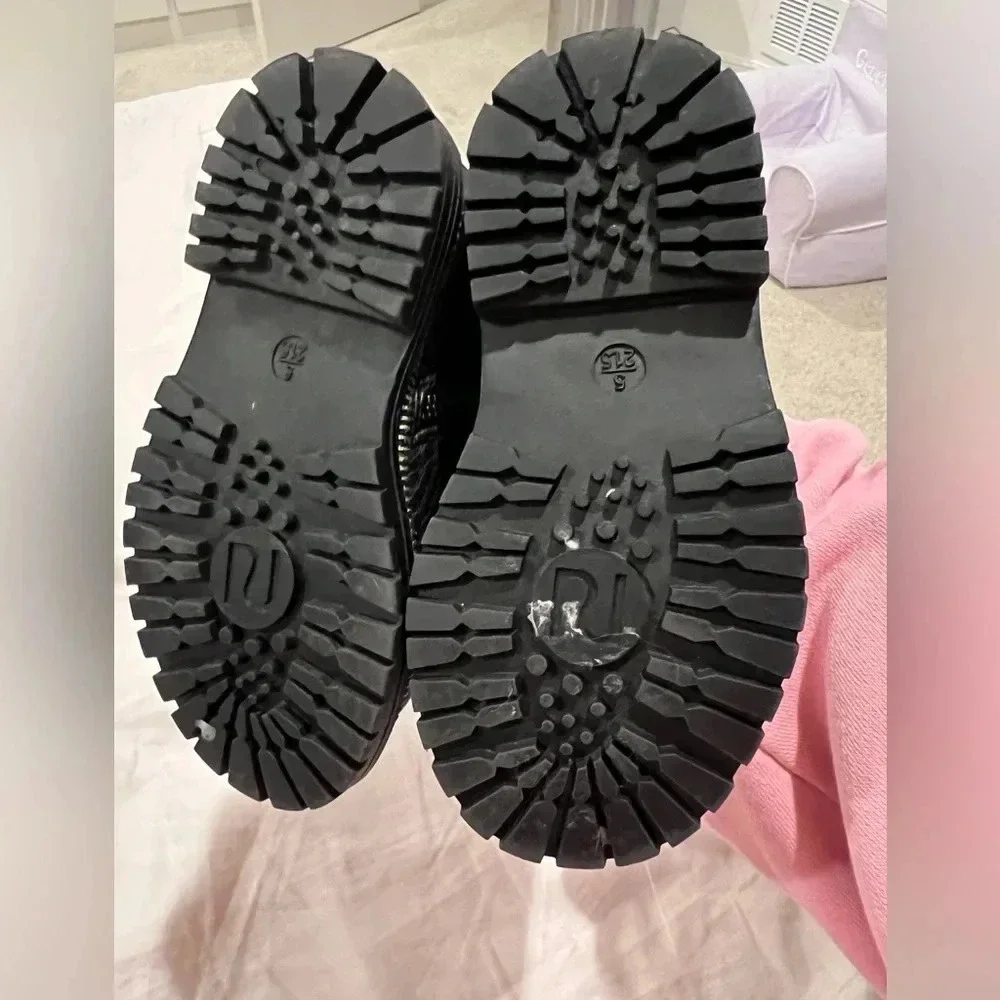 River Island Black Boots‎ Size Toddler 5